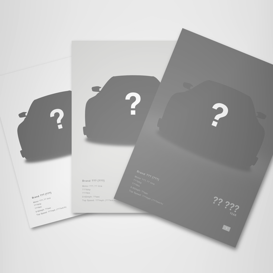 Custom Automotive Art Poster: Personalized Car Design, Specs, and Custom Text